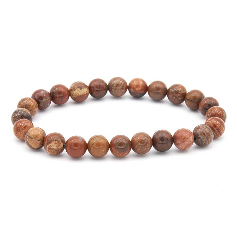 8MM Elastic Natural Stone Bracelets
